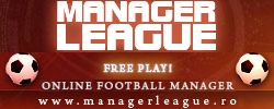 www.ManagerLeague.ro Cel mai amuzant manager de fotbal online